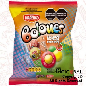 GOLO CARAMELO BOLONES RELLENOS SURTIDOS 50 UNIDADES 454 GR x 1